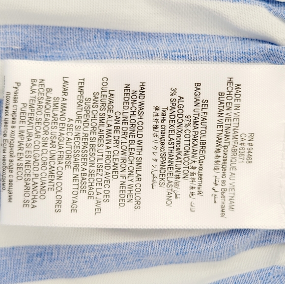 Skirt M size Stripe Ruffled Long - Picture 2 of 3